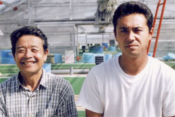 Mr. Toshiaki Sakai and son, Toshiaki